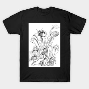 Venus flytrap sketch T-Shirt